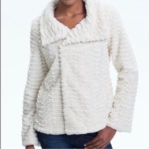 PATAGONIA Sherpa Fleece Ivory Full Zip Jacket